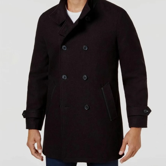 International Concepts Men's Brown Double-Breasted Jacket Topcoat xxl - Picture 1 of 3